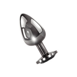 Black Gem Anal Plug - Large, 9,5 cm