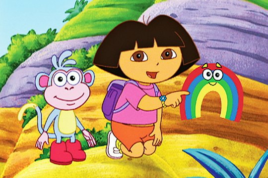 Dora - Dora und die drei kleinen Schweinchen - Szenenbild 1