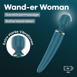 Satisfyer Wand-er Woman, 34 cm - Batteriebetrieben