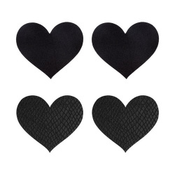 Classic Black Hearts, 2 Paar