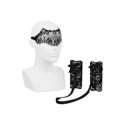 Bondageset aus zarter Spitze