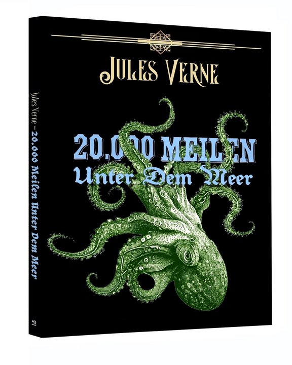 20.000 Meilen unter dem Meer (1916) - STUMME FILMKUNSTWERKE #6 - Deutsche Blu-ray Premiere - Nach Romanen von Jules Verne (Blu-ray Disc)