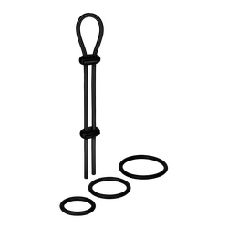Penisring-Set aus Silikon, 4 Teile, 3 - 6 cm