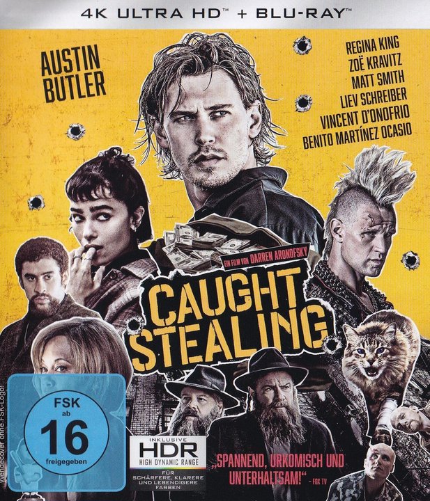 Caught Stealing (4K UHD), gebraucht, ohne Cover
