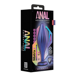 Anal Adventures - Matrix Wavy Bling Plug, 11,4 cm