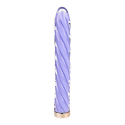 Eleganter Glasvibrator, 17,5 cm