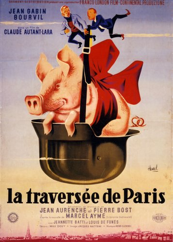 Zwei Mann, ein Schwein und die Nacht von Paris - Poster 2