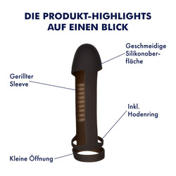 Offene Penishülle, 15 cm