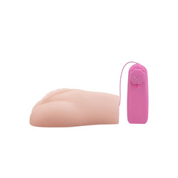 Vagina-Masturbator mit Vibration, 13 cm