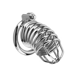 Peniskäfig mit Metallringen, 8 cm