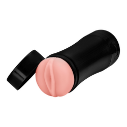 Vagina-Masturbator mit Vibration, 19 cm