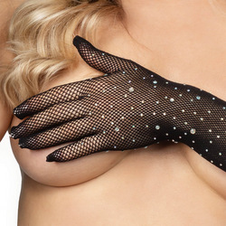 Amorable - Gloves with Rhinestones