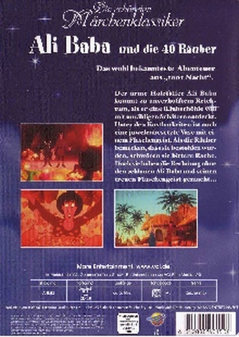 Die schönsten Märchenklassiker Ali Baba und die 40 Räuber DVD oder Bluray leihen