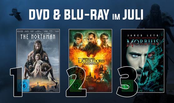 DVD & Blu-ray Charts Juli 2022: Eure Heimkino-Lieblinge aus dem Monat Juli!