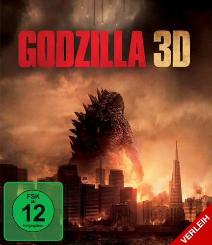 Godzilla (Blu-ray 3D), gebraucht, ohne Cover
