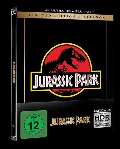 Jurassic Park - Steelbook (Blu-ray 4K Ultra HD)