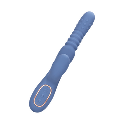 Warming Rotating Beads and Thrusting Rabbit Vibrator, 24 cm