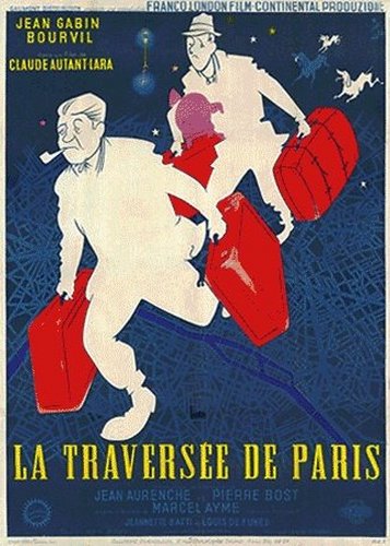 Zwei Mann, ein Schwein und die Nacht von Paris - Poster 3