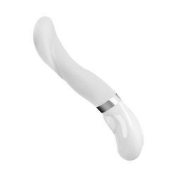 Wiederaufladbarer Design-Vibrator aus Silikon, 17,5 cm