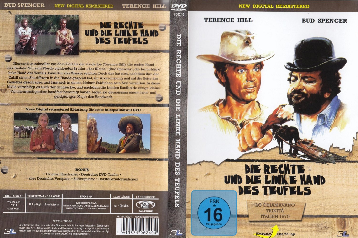 Terence Hill - Bud Spencer - RECHTE & DIE LINKE HAND DES TEUFELS