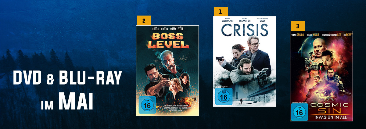 DVD & Blu-ray Charts 05-2021: Bruce Willis im Doppelpack in den DVD & Blu-ray Charts