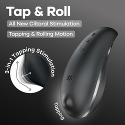 Satisfyer Tap &amp; Roll, 12,5 cm