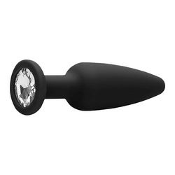 Cone-Shaped Diamond Butt Plug, 9,6 cm