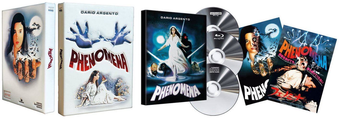 Phenomena (4K UHD) - 3-Disc Limited Leatherpack Mediabook (Blu-ray 4K Ultra HD)