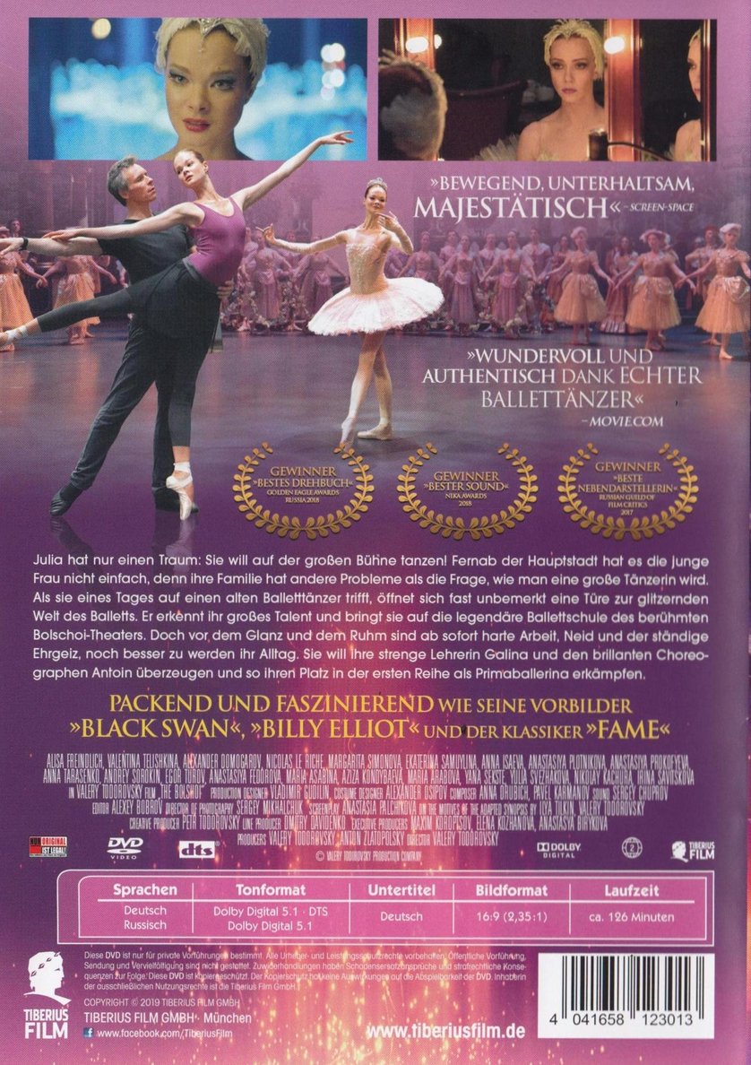 Ballerina - Ihr Traum vom Bolshoi: Blu-ray VoD leihen VIDEOBUSTER.de