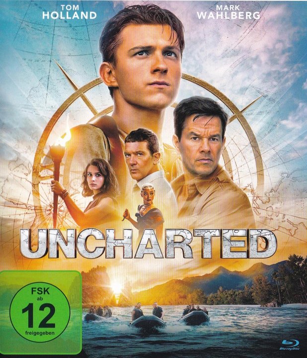 Uncharted (Blu-ray), gebraucht, ohne Cover