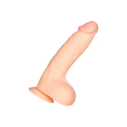 Sexy Naturdildo mit Hodenansatz, 25 cm