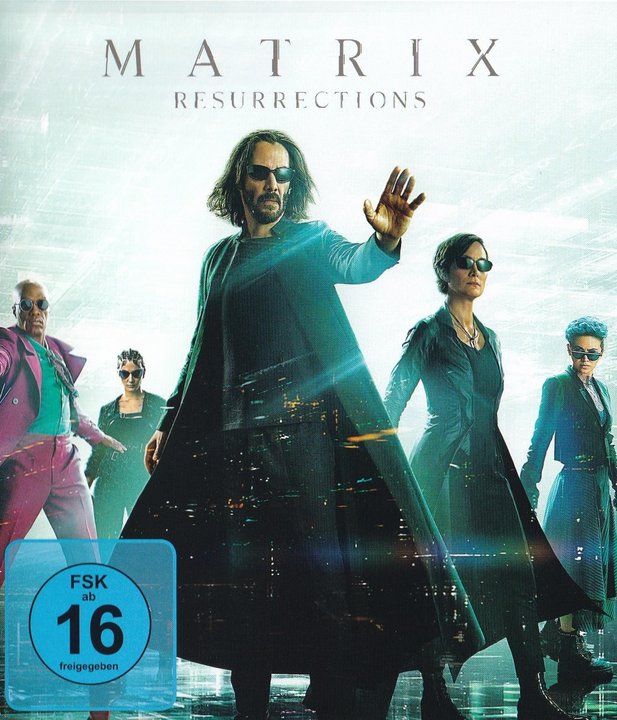 Matrix 4 - Resurrections (Blu-ray), gebraucht, ohne Cover