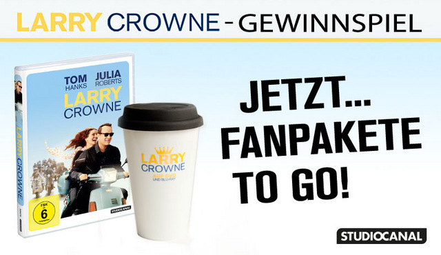 Larry Crowne Gewinnspiel: Zum Verleihstart: Larry Crowne DVDs und Keramikbecher!