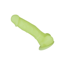 Fluoreszierender Naturdildo, 17 cm
