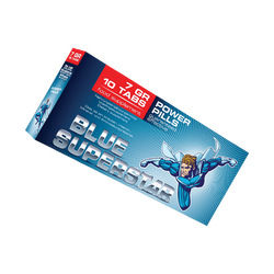 Blue Superstar, 10 Stück