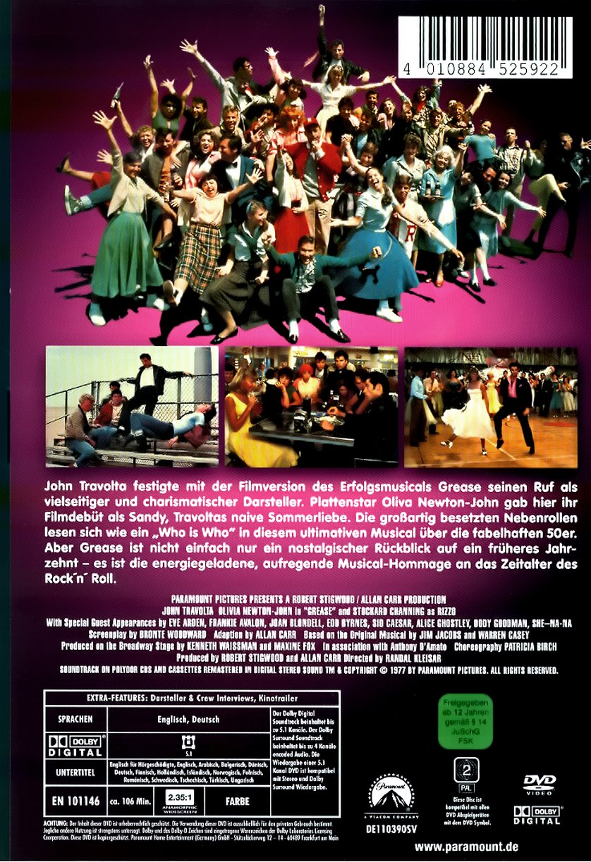 Grease DVD oder Bluray leihen VIDEOBUSTER.de