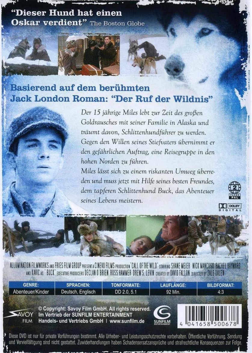 Jack London's Ruf der Wildnis DVD oder Bluray leihen VIDEOBUSTER.de