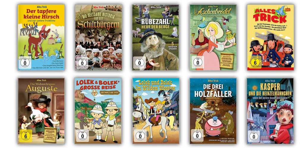 Alles Trick - Zauberhafte Trickfilm-Kult-Klassiker - Edition 2 (DVD)