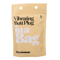 Vibrating Butt Plug In A Bag, 14 cm