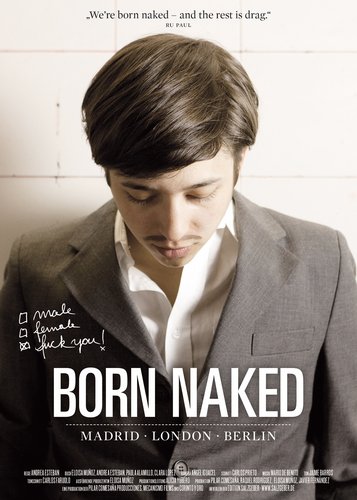 Born Naked - Madrid. London. Berlin. - Poster 1