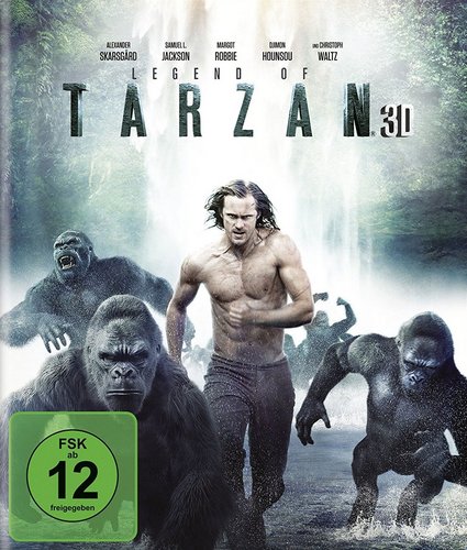 Legend of Tarzan (Blu-ray 3D), gebraucht, ohne Cover