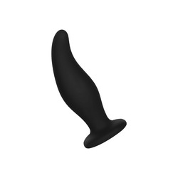 Gebogener Analplug, 12 cm
