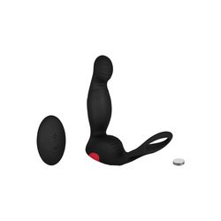 Prostata-Stimulator mit Penisring, 16,5 cm