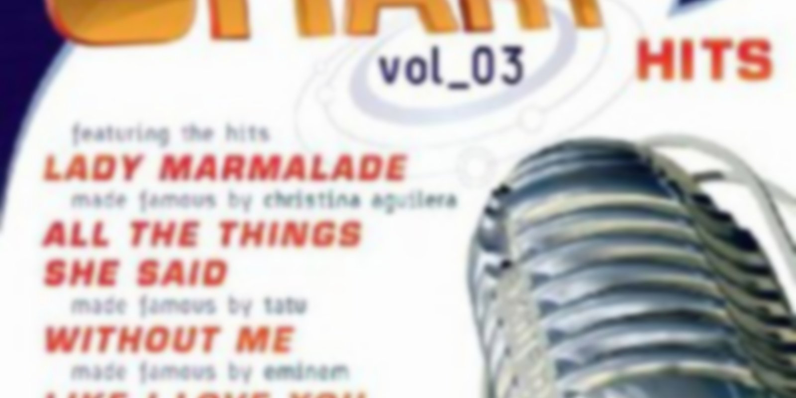 Karaoke - Chart Hits - Volume 3