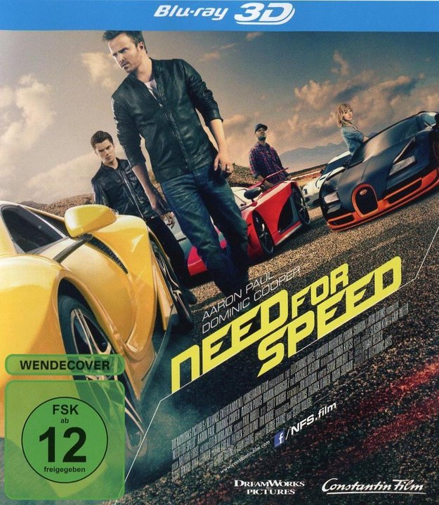 Need for Speed (Blu-ray 2D/3D), gebraucht
