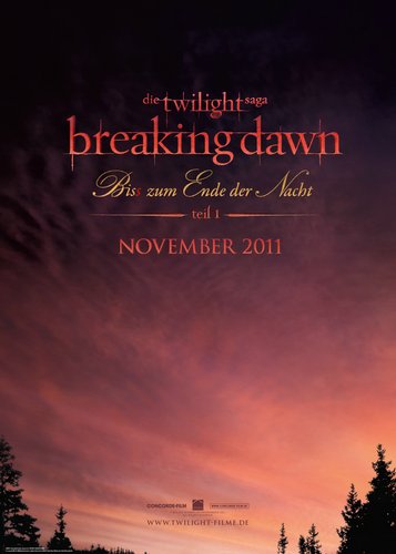 Breaking Dawn - Biss zum Ende der Nacht - Teil 1 - Poster 2