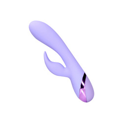 Smooth Silicone Rabbit Vibrator, 20 cm