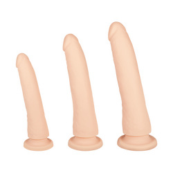 Naturdildo-Set, 3 Teile, 17-23,5 cm