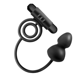 Platinum Anal Plug with C-Ring
