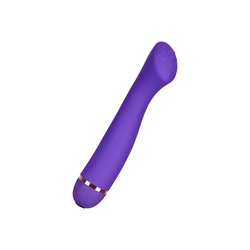 G-Punkt-Vibrator mit genoppter Spitze aus Silikon, 18 cm
